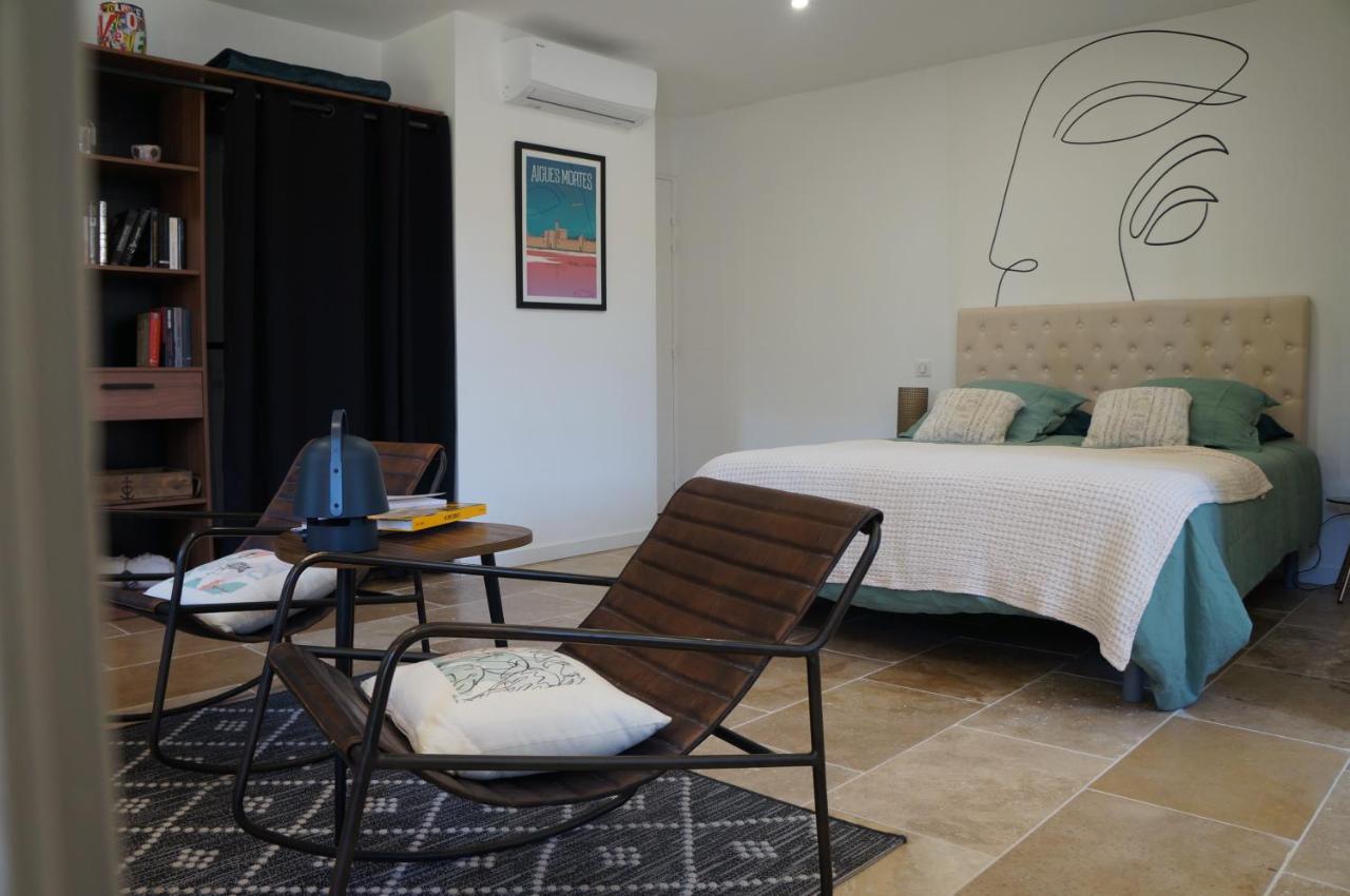 La Suite Du Mas Lauseta - Clim Et Park Aigues-Mortes Ngoại thất bức ảnh